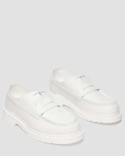 1461 / PENTON MM6 LEDER SCHUHE in Weiß
