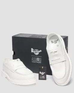 1461 / PENTON MM6 LEDER SCHUHE in Weiß