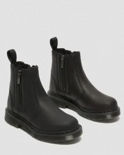 2976 Alyson DM's Wintergrip Chelsea Boots in Schwarz