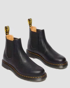 2976 Ambassador Leder Chelsea Boots in Schwarz