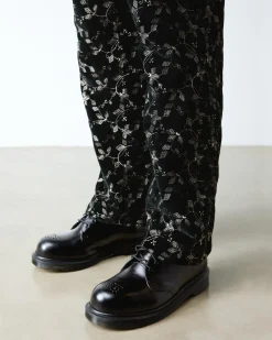 1461 Analine Leder Schuhe mit Stahlkappe in Schwarz