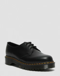 1461 Bex Glattleder Oxford Schuhe in Schwarz