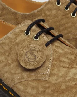 1461 Bex Made in England Emboss Wildleder Oxford Schuhe in Savannah Tan