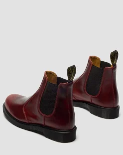 2976 Classic Calf Leder Chelsea Boots in Burgundy