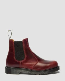 2976 Classic Calf Leder Chelsea Boots in Burgundy