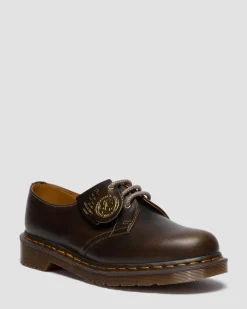 1461 Classic Calf Leder Schuhe in Sepia Grau