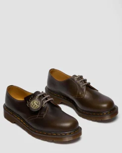 1461 Classic Calf Leder Schuhe in Sepia Grau