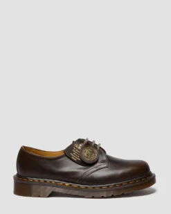 1461 Classic Calf Leder Schuhe in Sepia Grau