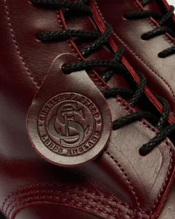 1460 Classic Calf Leder Stiefel in Burgundy