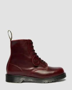 1460 Classic Calf Leder Stiefel in Burgundy