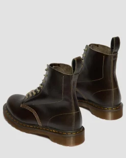 1460 Classic Calf Leder Stiefel in Sepia Grau