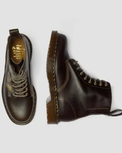 1460 Classic Calf Leder Stiefel in Sepia Grau