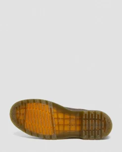 2976 Crazy Horse Chelsea Boots mit gelben Nähten in Dunkelbraun