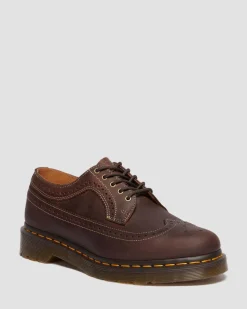 3989 Crazy Horse Leder Brogues in Dunkelbraun