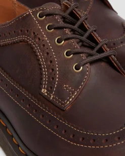 3989 Crazy Horse Leder Brogues in Dunkelbraun