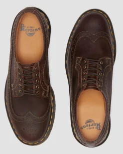 3989 Crazy Horse Leder Brogues in Dunkelbraun