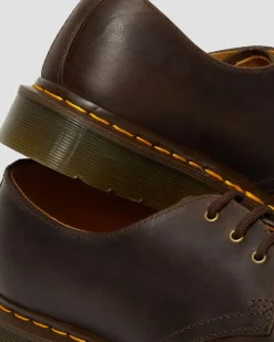 1461 Crazy Horse Leder Oxford Schuhe in Braun