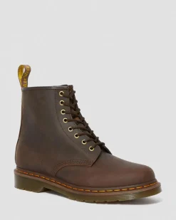 1460 Crazy Horse Leder Schnürstiefel in Braun