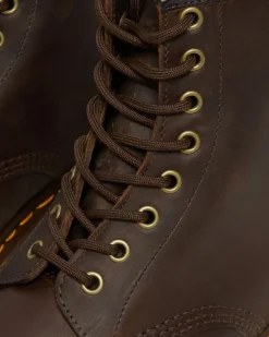 1460 Crazy Horse Leder Schnürstiefel in Braun
