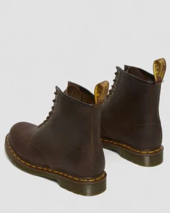 1460 Crazy Horse Leder Schnürstiefel in Braun