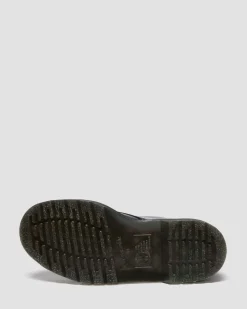 1460 Croc Emboss Leder Stiefel in Schwarz
