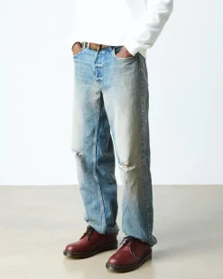 1461 Glattleder Oxford Schuhe in Cherry Red