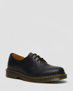 1461 Glattleder Oxford Schuhe in Schwarz