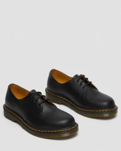 1461 Glattleder Oxford Schuhe in Schwarz