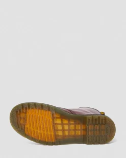 1460 Glattleder Schnürstiefel in Cherry Red