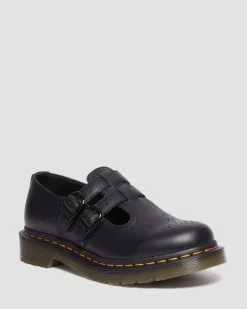 8065 Mary Jane Virginia Leder Schuhe in Schwarz