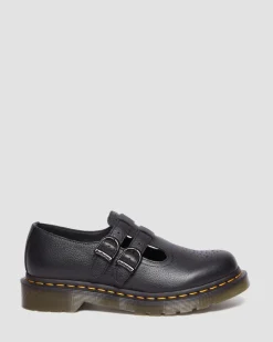 8065 Mary Jane Virginia Leder Schuhe in Schwarz