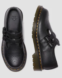 8065 Mary Jane Virginia Leder Schuhe in Schwarz