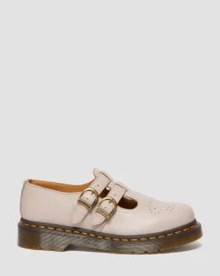 8065 Mary Jane Virginia Leder Schuhe in Vintage Taupe