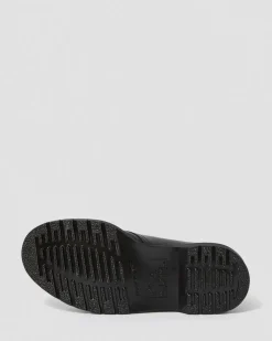 1461 Mono Glattleder Oxford Schuhe in Schwarz
