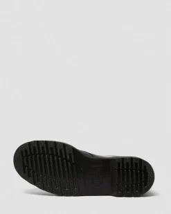 1460 Mono Milled Leder Schnürstiefel in Schwarz