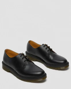1461 Narrow Plain Welt Glattleder Oxford Schuhe in Schwarz