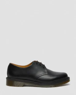1461 Narrow Plain Welt Glattleder Oxford Schuhe in Schwarz