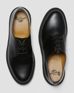 1461 Narrow Plain Welt Glattleder Oxford Schuhe in Schwarz