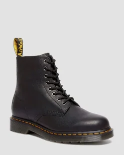 1460 Pascal Ambassador Leder Schnürstiefel in Schwarz
