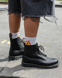 1460 Pascal Ambassador Leder Schnürstiefel in Schwarz