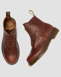 1460 Pascal Ambassador Leder Schnürstiefel in Cashew