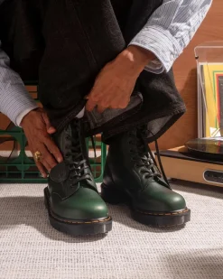 1460 Pascal Lederstiefeletten in Dms Grün