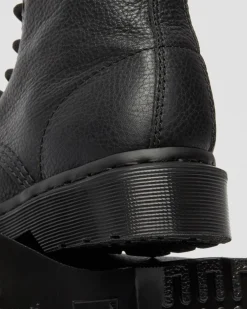 1460 Pascal Mono Schnürstiefel in Schwarz