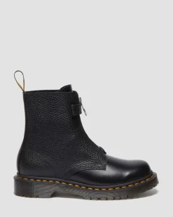 1460 Pascal Stiefel mit Reißverschluss in Schwarz