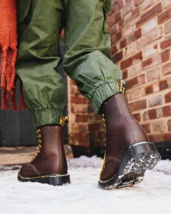 1460 PascalDM's Wintergrip Lederstiefeletten in Braun