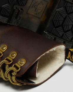 1460 PascalDM's Wintergrip Lederstiefeletten in Braun