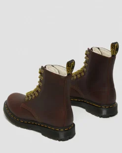 1460 PascalDM's Wintergrip Lederstiefeletten in Braun