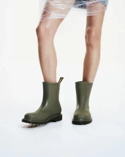 1460 Rain Boots in Olivgrün Grün