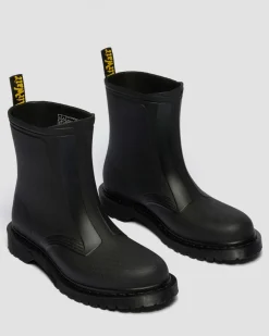 1460 Rain Boots in Schwarz