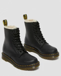 1460 Serena Stiefeletten Mit Kunstfellfutter in Schwarz